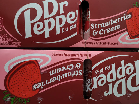 Dr Pepper fraise et crème