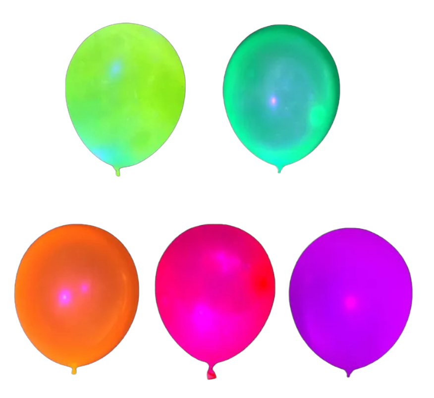 Ballons fluorescents